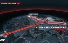 Sau 6 tháng thi công, hình hài đường đua ôtô F1 tại Hà Nội ra sao?