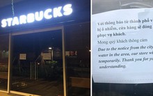 Nóng: Ô nhiễm nguồn nước, một cửa hàng Starbucks ở Hà Nội phải tạm đóng cửa, chưa hẹn ngày quay trở lại