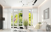 Ngôi nhà có nội thất hai màu đen trắng tuyệt đẹp