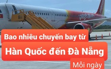 Hủy các chuyến bay từ Daegu, Đà Nẵng đón bao nhiêu chuyến bay từ Hàn Quốc mỗi ngày?
