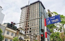 Xử lý vi phạm trật tự xây dựng công trình số 8B Lê Trực theo 2 bước