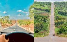 Con đường dựng thẳng đứng đến chân trời ở Tây Nguyên khiến dân mạng trầm trồ vì quá phiêu lưu và đẹp đẽ