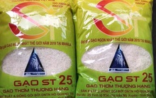 Gạo ngon nhất thế giới ST25 khan hàng trước Tết