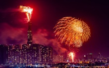 Rực rỡ, đặc sắc pháo hoa giao thừa chào đón năm mới