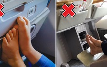 Chúng ta không nên cởi giày, dép ra khi máy bay cất cánh hoặc hạ cánh: Chuyện tưởng như không có gì nhưng lại rất nghiêm trọng