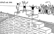 Thành công là một tảng băng trôi: Chúng ta thấy chiến lợi phẩm, không thấy mồ hôi; Thấy bằng cấp, không thấy bài tập về nhà; Thấy buổi biểu diễn, không thấy buổi diễn tập!