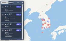 Người Hàn Quốc dựa vào bản đồ số để theo dõi virus SARS-COV-2 lây lan