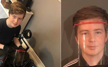 Tuổi trẻ tài cao: Thiếu niên 15 tuổi biến phòng ngủ thành nhà máy sản xuất mũ bảo hộ cho các y bác sĩ đang chống dịch Covid-19