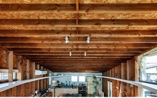 Ngôi nhà có gác lửng hình elip đẹp, độc, lạ