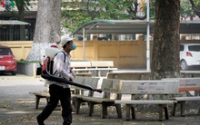 Vệ sinh trường học trước khi học sinh Hà Nội tới lớp