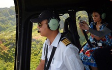 Đi Tràng An bằng máy bay: những vị khách đầu tiên đã được bay thử nghiệm ngắm cố đô trên trực thăng