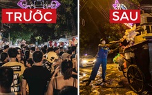 Dòng người nô nức đi chơi Trung thu để lại “biển rác” khổng lồ giữa lòng Hà Nội, cô lao công dọn đến 3h sáng mới xong