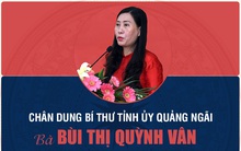 [Infographic]: Chân dung Bí thư Tỉnh ủy Quảng Ngãi Bùi Thị Quỳnh Vân