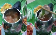 Nhóm thanh niên "phát minh" ra màn nấu lẩu bằng ấm siêu tốc, dân mạng hốt hoảng can ngăn vì nghịch dại