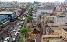 Loạt ảnh hối hả bàn giao mặt bằng metro số 2 vào sáng 11-9