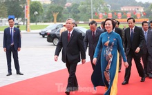 Thường trực Ban Bí thư Trần Quốc Vượng dự Đại hội Đảng bộ tỉnh Yên Bái