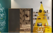 Những không gian phòng ngủ trẻ em rực rỡ sắc màu