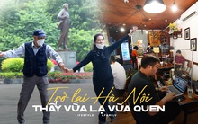 Nhiều người trở lại Hà Nội sau gần 3 tháng, lên phố tận hưởng buổi sáng bình thường mới cảm giác vừa lạ, vừa quen