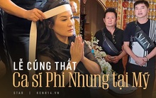 Lễ cúng thất đầu của ca sĩ Phi Nhung ở Mỹ: Con gái ruột và vợ cũ Bằng Kiều đội tang, Thanh Thảo - Thu Hoài cùng dàn sao Việt đến chia buồn