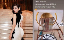 Sau cổng nhà 3,6 tỷ, chiêm ngưỡng cầu thang dát vàng và chiếc giường khổng lồ của Lệ Quyên