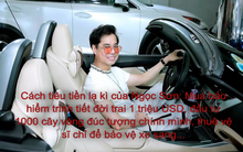 "Ông hoàng nhạc sến" Ngọc Sơn và cách tiêu tiền lạ kì: Mua bảo hiểm trinh tiết đời trai 1 triệu USD, đầu tư 1000 cây vàng đúc tượng chính mình, thuê vệ sĩ chỉ để bảo vệ xe sang