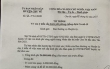 Chuyện lạ: Đề nghị cấp kinh phí phòng chống Covid-19 nhưng nội dung lại... mua heo quay