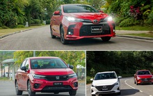 Xe sedan cỡ B: Cuộc cạnh tranh trên đỉnh thị trường ô tô