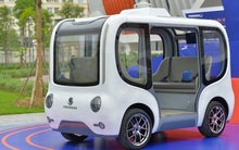 Cận cảnh xe tự lái Made in Viet Nam đầu tiên, với "con mắt" kỳ lạ trên nóc