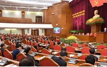 Ảnh: Toàn cảnh phiên bế mạc Hội nghị Trung ương 2, khóa XIII