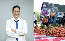 Bác sĩ bị vợ "cách ly" vì về Bắc Giang gom hàng trăm tấn vải mang xuống Hà Nội bán giúp bà con