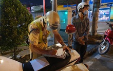 Hình ảnh "bất ngờ" vì bị CSGT TP HCM dừng xe do không mang khẩu trang!