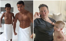 Ngắm loạt khoảnh khắc tan chảy này mới thấy dù là tỷ phú hay cầu thủ tài giỏi, khi về nhà đều là những ông bố yêu con hết mực