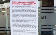 LOTTE Mart Việt Nam bất ngờ thông báo đóng cửa một siêu thị ở Hà Nội