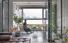 Căn hộ mát rượi vào mùa hè nhờ điểm nhấn nghệ thuật từ cây xanh của người phụ nữ độc thân