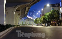 Phố đêm Hà Nội đẹp như tranh tĩnh vật khi cách ly xã hội