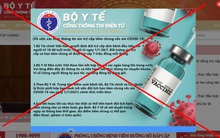 Xuất hiện trò lừa "Bộ Y tế xác thực thông tin đăng ký tiêm vaccine" để đánh cắp tài khoản ngân hàng