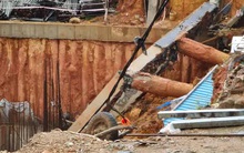 Nổ đường ống dẫn nước gây sạt lở nghiêm trọng ngay trung tâm TP Đà Lạt