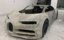 Nhóm bạn trẻ tại Quảng Ninh tự chế Bugatti Chiron: Động cơ Toyota Corolla cũ, chưa xong nhưng đã mất hơn 150 triệu đồng
