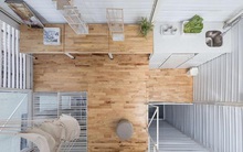 Nhà phố 10m2 ở Hà Nội không tốn một viên gạch để xây vẫn đẹp như mơ