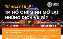 CLIP: Những dịch vụ được mở lại từ ngày 16-9 tại TP HCM