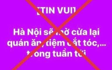 Bị phạt 7,5 triệu đồng vì phao tin ‘Hà Nội mở lại tiệm cắt tóc’