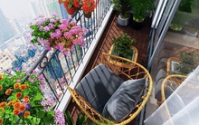 10 cách thiết kế đỉnh cao khi ban công cực nhỏ vẫn bố trí được bàn ăn và ghế