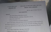 Dùng giấy đi đường giả ghi "đón con dâu nguyên Chủ tịch Quốc hội"