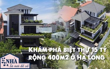 Khám phá biệt thự 400m2 có chi phí xây dựng 15 tỷ ở TP Hạ Long: Thiết kế hiện đại, ấn tượng với không gian mở gần gũi với thiên nhiên