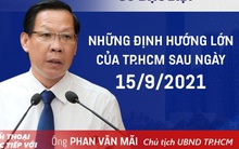 Dân hỏi – Thành phố trả lời với Chủ tịch UBND TP HCM: 'Từ nay đến 15/9, thí điểm mở lại một số dịch vụ bán thức ăn mang về tại vùng xanh'