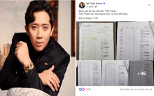 MC Trấn Thành công bố 100 trang sao kê đầu tiên trên trang cá nhân, hứa sẽ up đủ 1.000 trang để minh bạch số tiền từ thiện: Dân tình "ùn ùn" vào comment