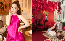 Đại gia quận 7 Đoàn Di Băng trang trí nhà đón Tết hoành tráng như phim trường, còn có đồ vật phong thủy cực quen nhằm hút tiền tài may mắn