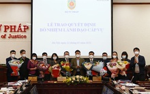 Bộ Tư pháp bổ nhiệm nhiều lãnh đạo cấp Vụ