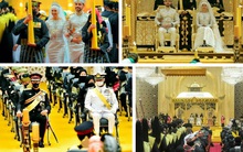 HOT: Cận cảnh "siêu đám cưới" hoàng gia tổ chức 10 ngày 10 đêm, Công chúa rạng rỡ còn phò mã có hành động tinh tế với cha mẹ vợ