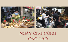 Giá gần nửa triệu đồng, gà ngậm bông hồng cúng ông Công ông Táo ở "chợ nhà giàu" vẫn cực đắt khách năm nay